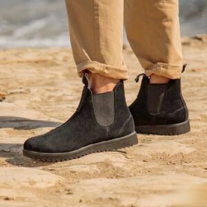 Reef Men's Otis Chelsea Memory Foam Chukka Black Casual Boots